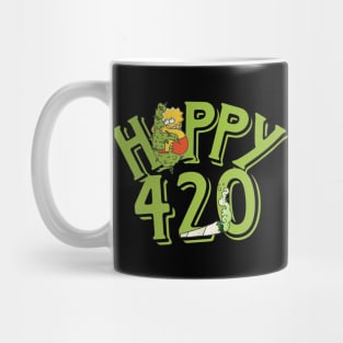 Happy 420 / Weed Lover Meme Mug